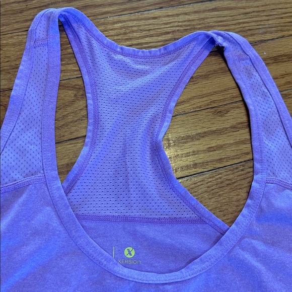 Xersion Lavender Racerback Tank Top - Picture 2 of 4